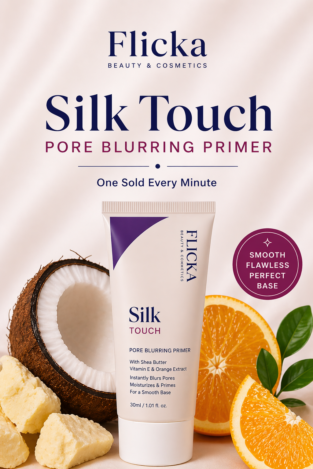 Primer Moisturizer with SPF | Pore Blurring | Flicka Cosmetics