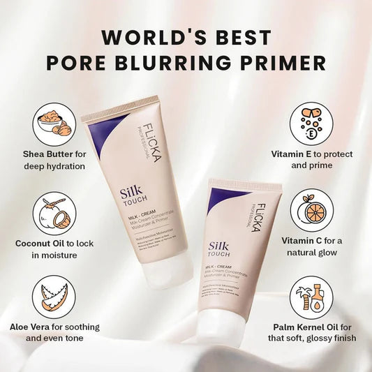 Primer Moisturizer with SPF | Pore Blurring | Flicka Cosmetics