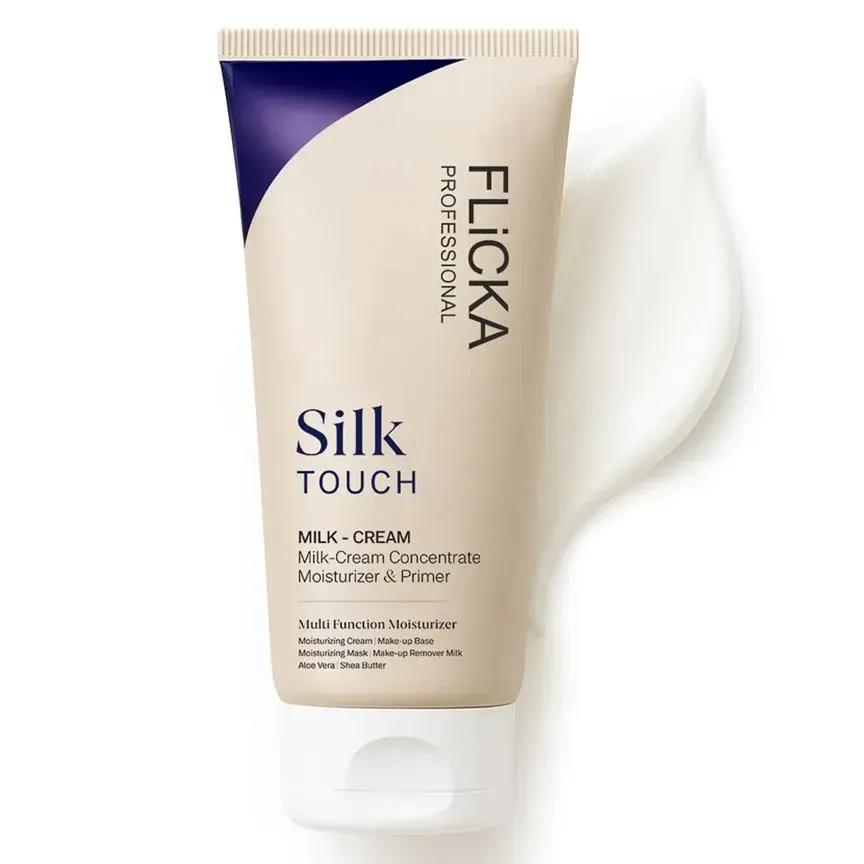 Flicka 3 -in-1 Silk Touch Primer Cream - Pore Blurring Moisturizer With SPF & Makeup Base