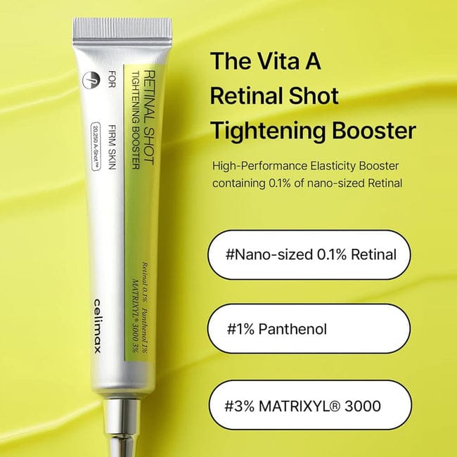 Vita A Retinal Shot Tightening Booster™ | 0.1% Retinal + 3% Matrixyl | Advanced Anti-Aging & Acne Repair