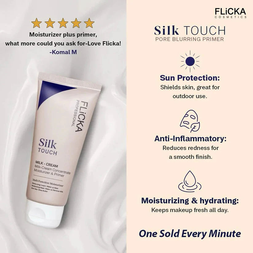 Primer Moisturizer with SPF | Pore Blurring | Flicka Cosmetics